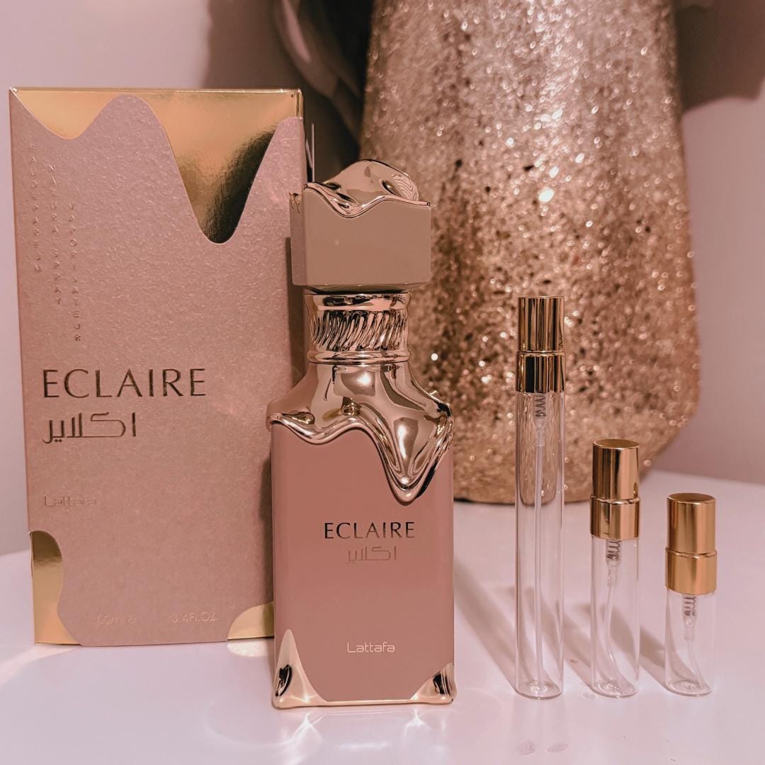 Lattafa Eclaire Perfume Decant: Sweet Gourmand Arab Fragrance Sample