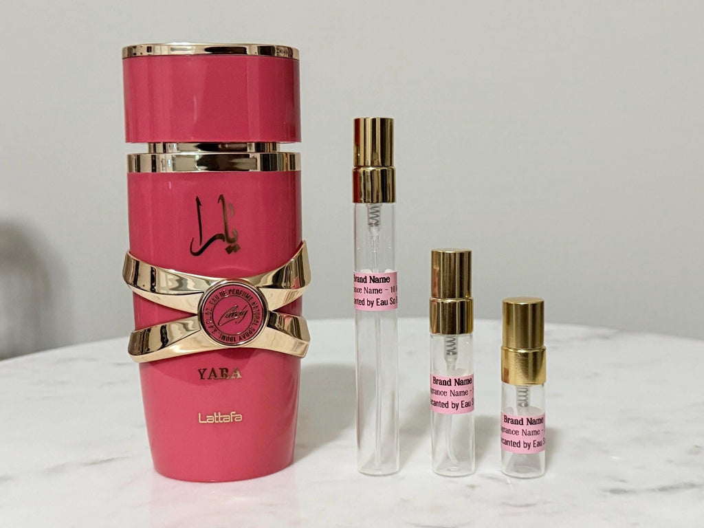 Yara Candy Perfume Sample: Sweet Gourmand Fragrance Decant - Middle Eastern Arabian Fragrance Travel Size