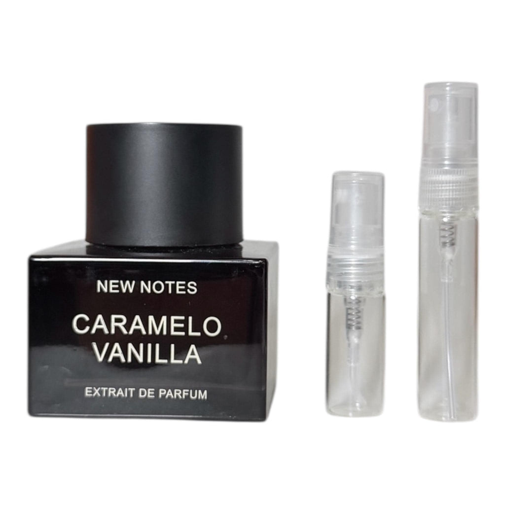 New Notes Caramelo Vanilla Decant: Travel Size Perfume Sample