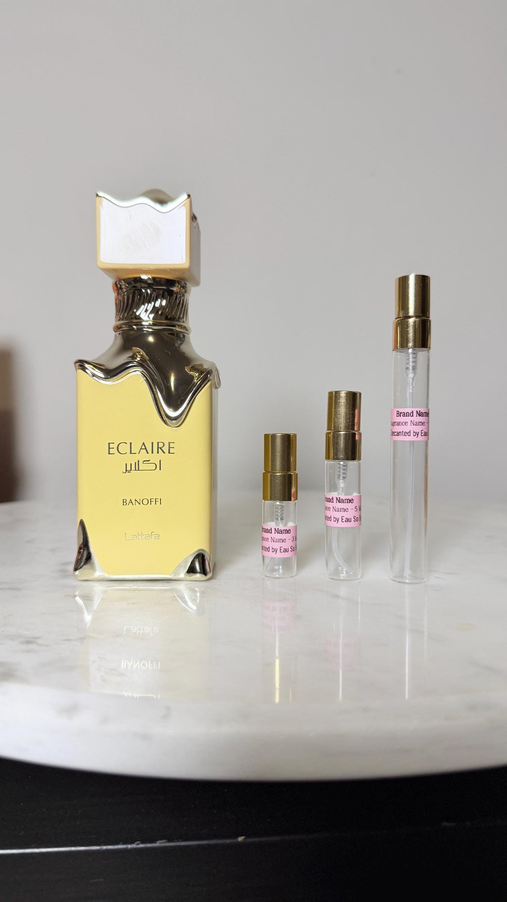 Lattafa Eclaire Banoffi Perfume Decant: Sweet Gourmand Arab Fragrance Sample